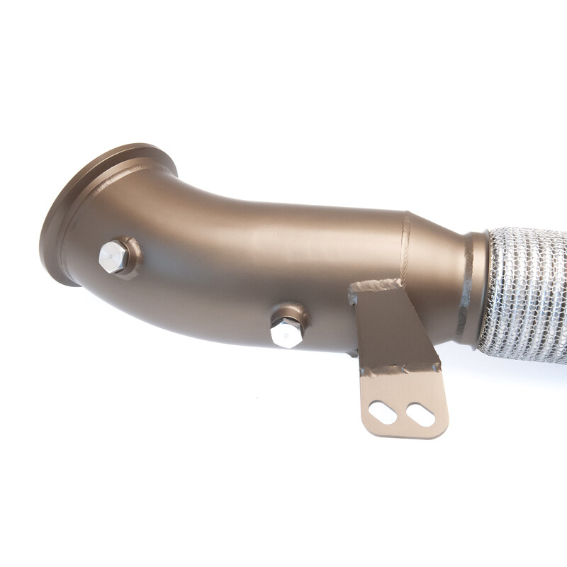 DriftShop Ceramic-Coated Downpipe for BMW 540i G60 (B58 Decat Pipe)