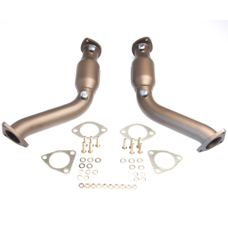 DriftShop Ceramic-Coated Decat Pipes for Nissan 350Z (with CelFix)
