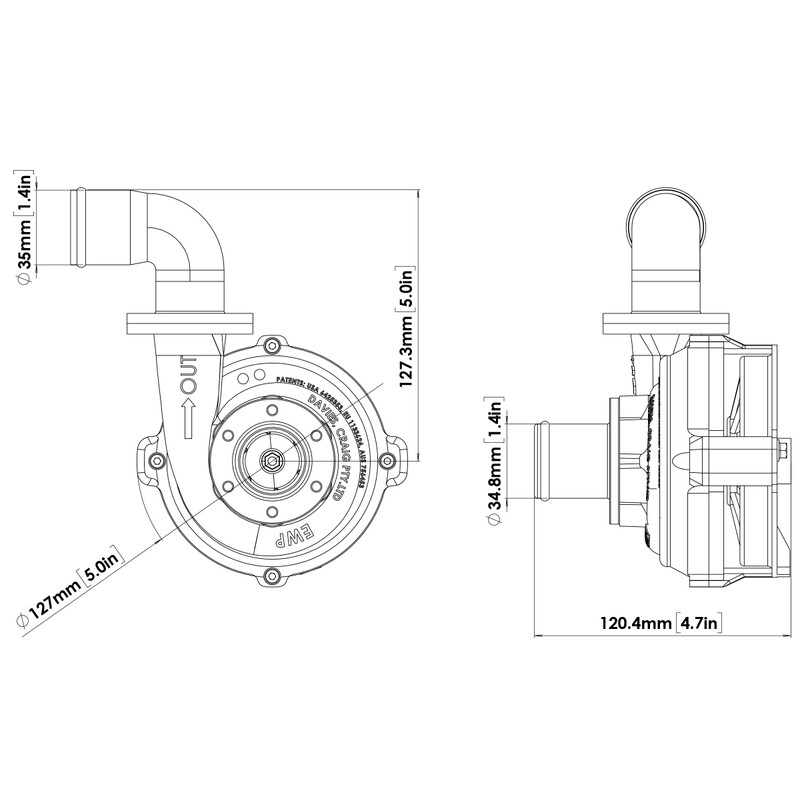 Davies Craig EWP80 Electric Water Pump Kit