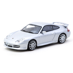 Tarmac Works 1/64 - Porsche 911 GT3 (type 996) - Silver