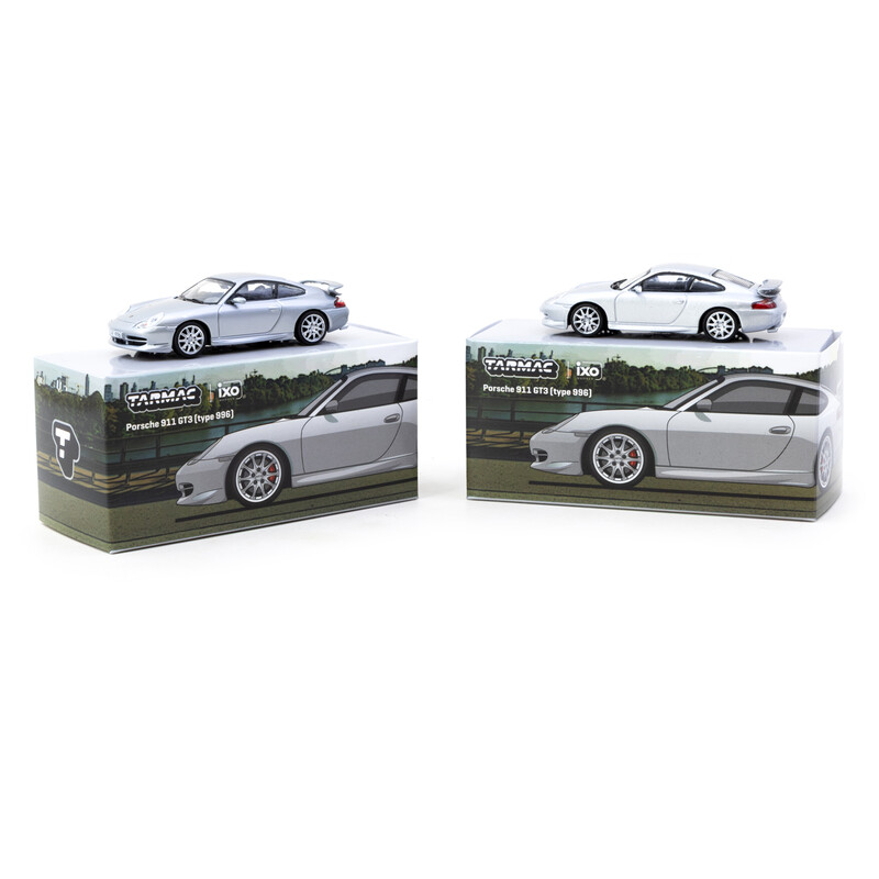 Tarmac Works 1/64 - Porsche 911 GT3 (type 996) - Silver