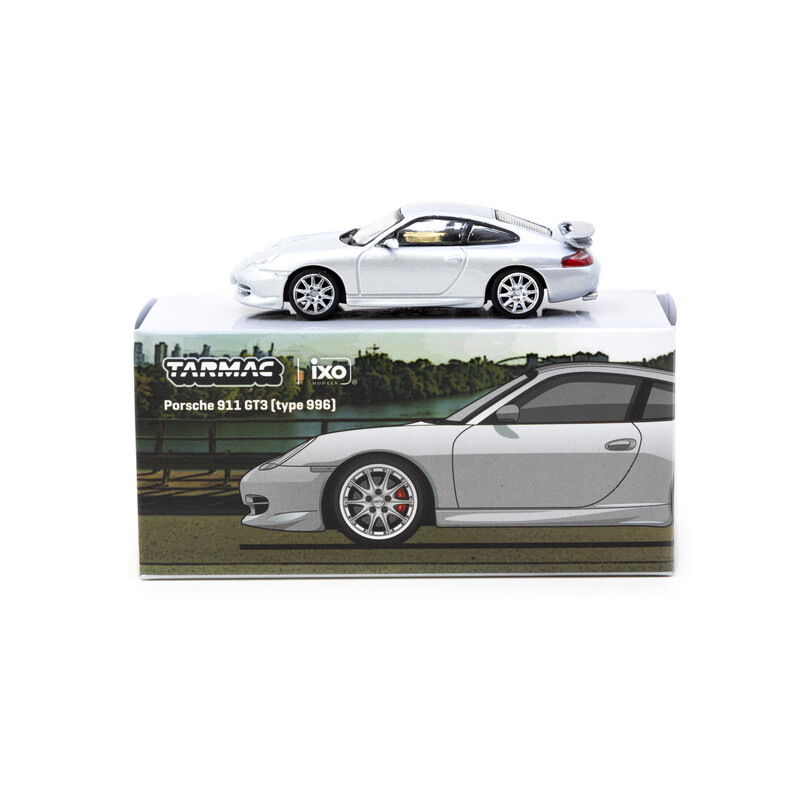 Tarmac Works 1/64 - Porsche 911 GT3 (type 996) - Silver