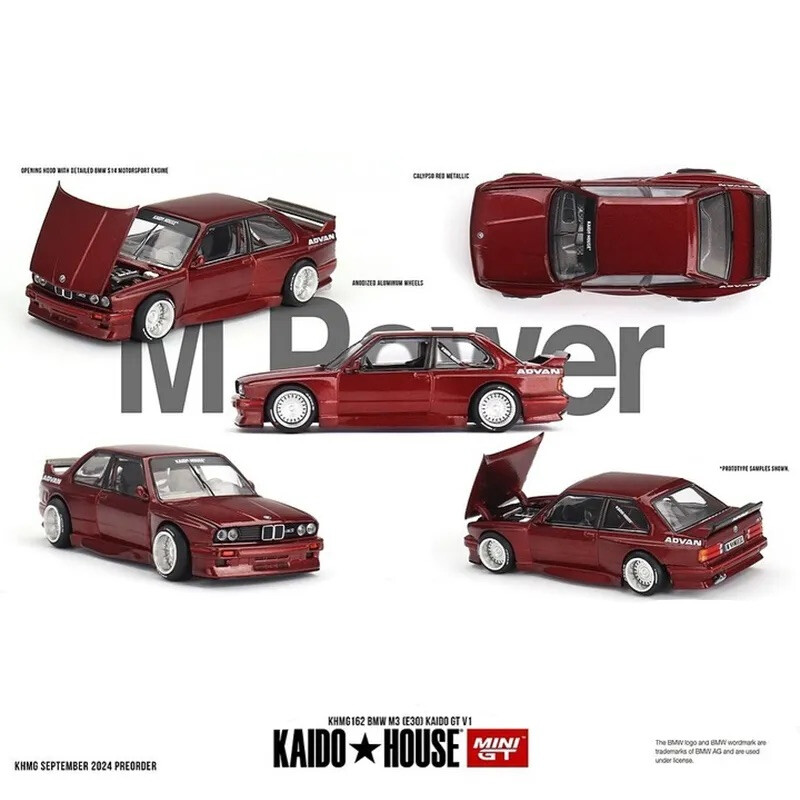 Mini GT x Kaido House 1/64 - BMW M3 (E30) Kaido Works - Red