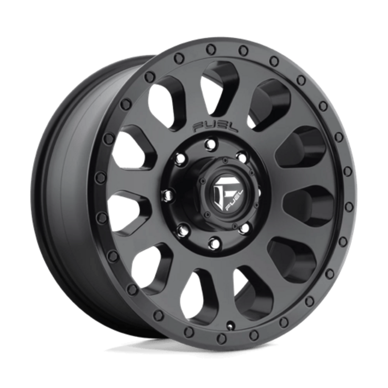 Fuel D579 Vector 17x9" 6x139.7 ET-12, Flat Black