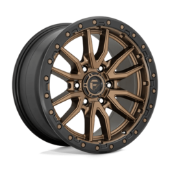 Fuel D681 Rebel 22x9" 6x139.7 ET20, Flat Bronze, Black Ring
