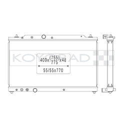 Koyorad Aluminium Radiator for Honda Civic Type R FL5