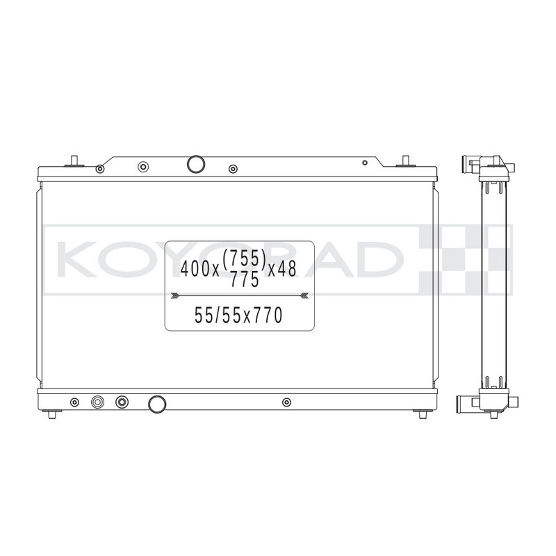 Koyorad Aluminium Radiator for Honda Civic Type R FL5