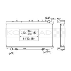 Koyorad Aluminium Radiator for Nissan 100NX