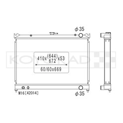 Koyorad Aluminium Radiator for Nissan Skyline 2.0L R31
