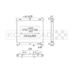 Koyorad Aluminium Radiator for Suzuki Jimny IV 1.5L Auto