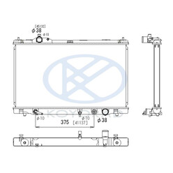 Koyorad Aluminium Radiator for Lexus IS F XE20