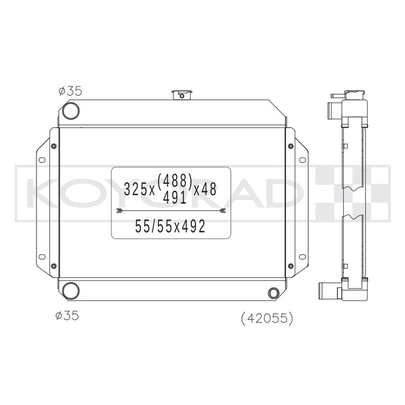 Koyorad Aluminium Radiator for Toyota Celica TA22 & TA23