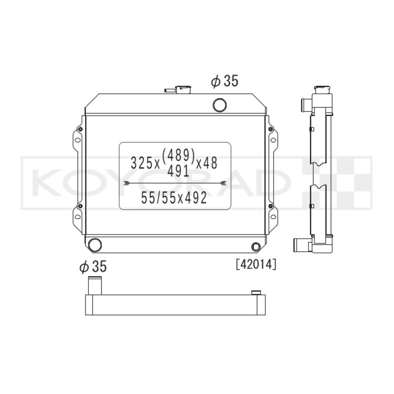 Koyorad Aluminium Radiator for Toyota Celica RA 1.9L & 2.0L