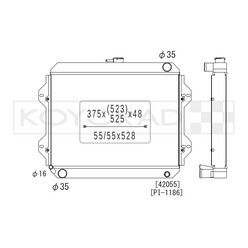 Koyorad Aluminium Radiator for Toyota Celica GT / RA 2.2L