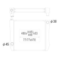 Koyorad Universal Aluminium Radiator