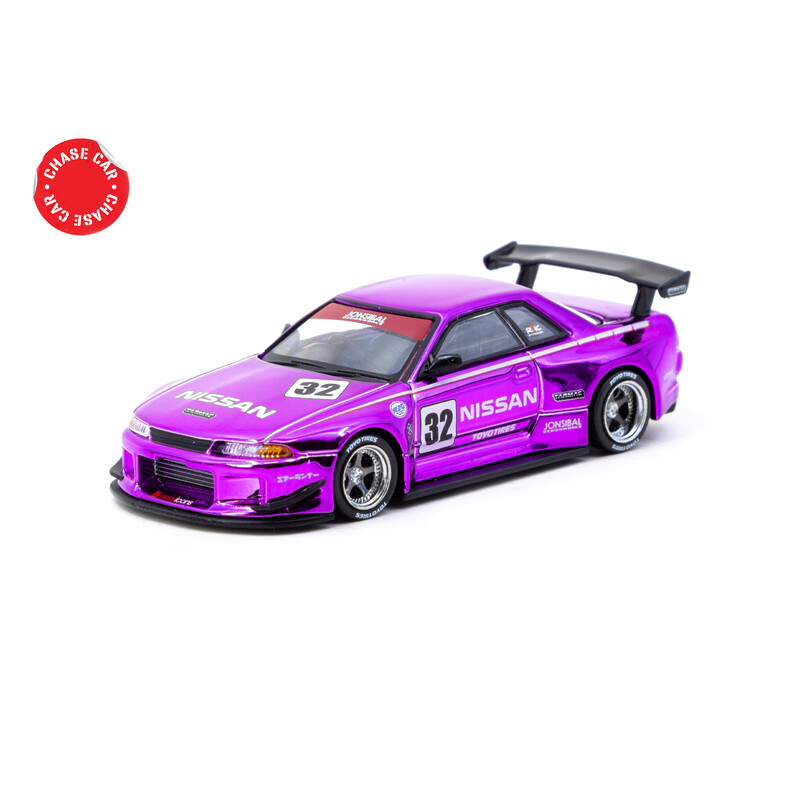 Tarmac Works 1/64 - Nissan Skyline (R32) Widebody - Midnight purple