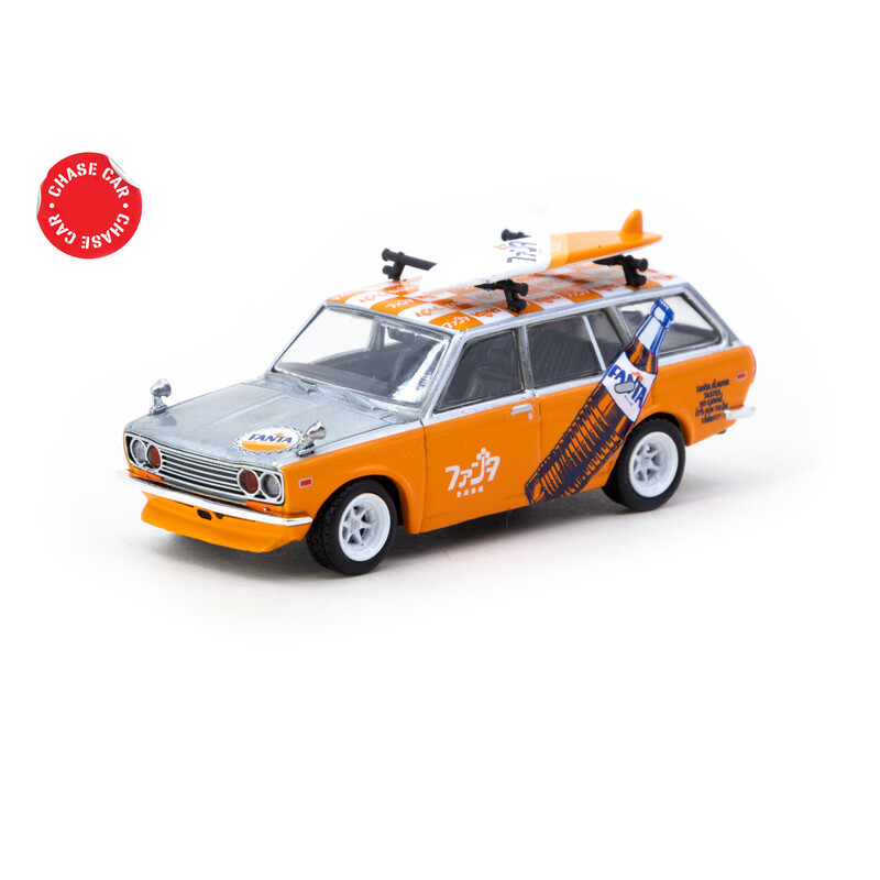 Tarmac Works 1/64 - Datsun Bluebird 510 Wagon - Fanta