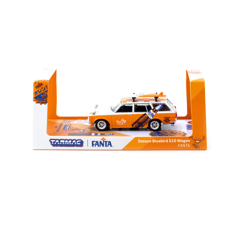 Tarmac Works 1/64 - Datsun Bluebird 510 Wagon - Fanta