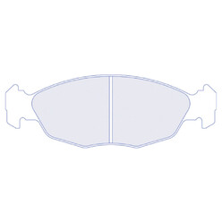 CL Brakes RC8R Front Brake Pads for Citroen Saxo 1.6 VTR 8V