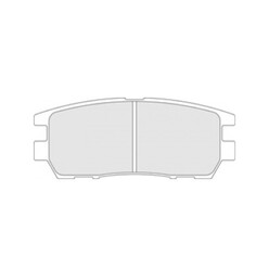 CL Brakes RC5+ Rear Brake Pads for Mitsubishi Pajero (V2/4) 3.0i V6