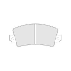 CL Brakes RC6 Front Brake Pads for Renault 12 1.6 Gordini (113CV)
