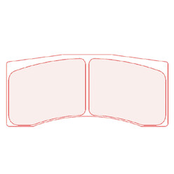 CL Brakes RC6  Brake Pads for Brembo Racing System S2000 Calipers