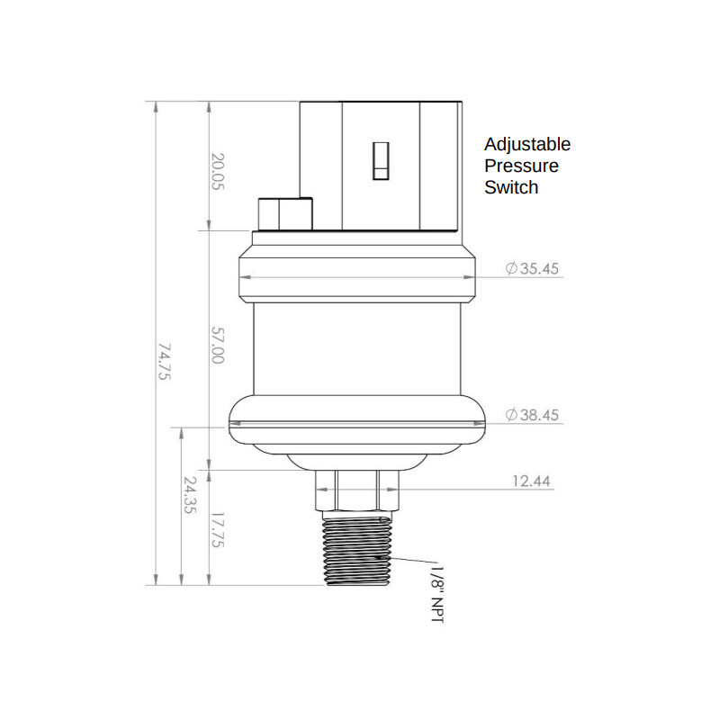 Deatschwerks\u0020Adjustable\u0020Hobbs\u0020Pressure\u0020Switch\u0020\u002D\u00202\u0020psi\u0020\/\u00201.8\u0020NPT
