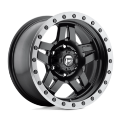 Fuel D557 Anza 15x10" 5x114.3 ET-43, Matte Black, Gunmetal Ring