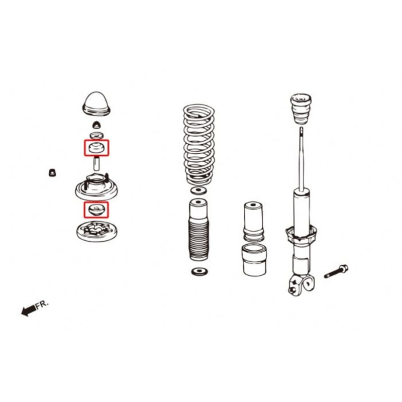 Hardrace\u0020Upper\u0020\u0026\u0020Lower\u0020Strut\u0020Mount\u0020Bushing\u0020Kit\u0020for\u0020Honda\u0020Civic\u0020EK\u0020\/\u0020EJ\u0020\/\u0020EM