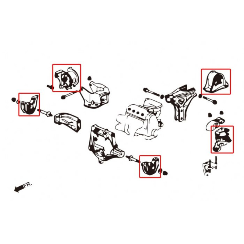 Hardrace\u0020Heavy\u0020Duty\u0020Engine\u0020Mount\u0020Kit\u0020for\u0020Honda\u0020Civic\u0020EK\u0020\/\u0020EJ\u0020\/\u0020EM