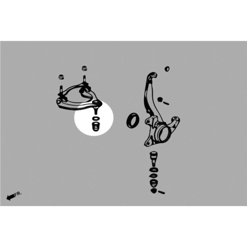 Hardrace\u0020Front\u0020Upper\u0020Wishbone\u0020Ball\u0020Joints\u0020for\u0020Honda\u0020Accord\u0020UC1\u0020\u002802\u002D08\u0029