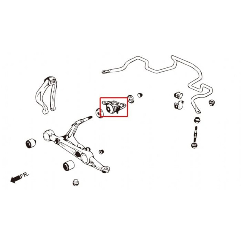 Hardrace\u0020Inner\u0020Front\u0020Wishbone\u0020Bushes\u0020for\u0020Honda\u0020Civic\u0020EG\u0020\/\u0020EH\u0020\/\u0020EJ