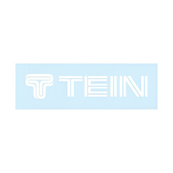 Tein White Logo Sticker - 20 cm