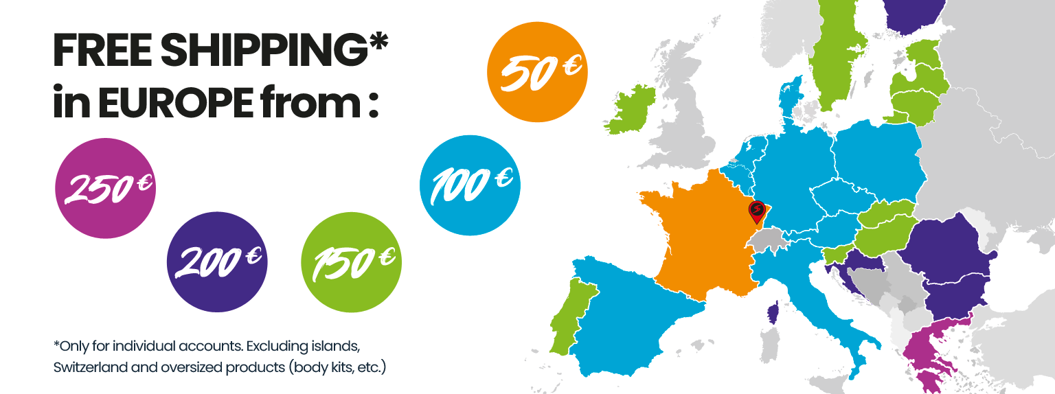 nouveaux paliers frais de port